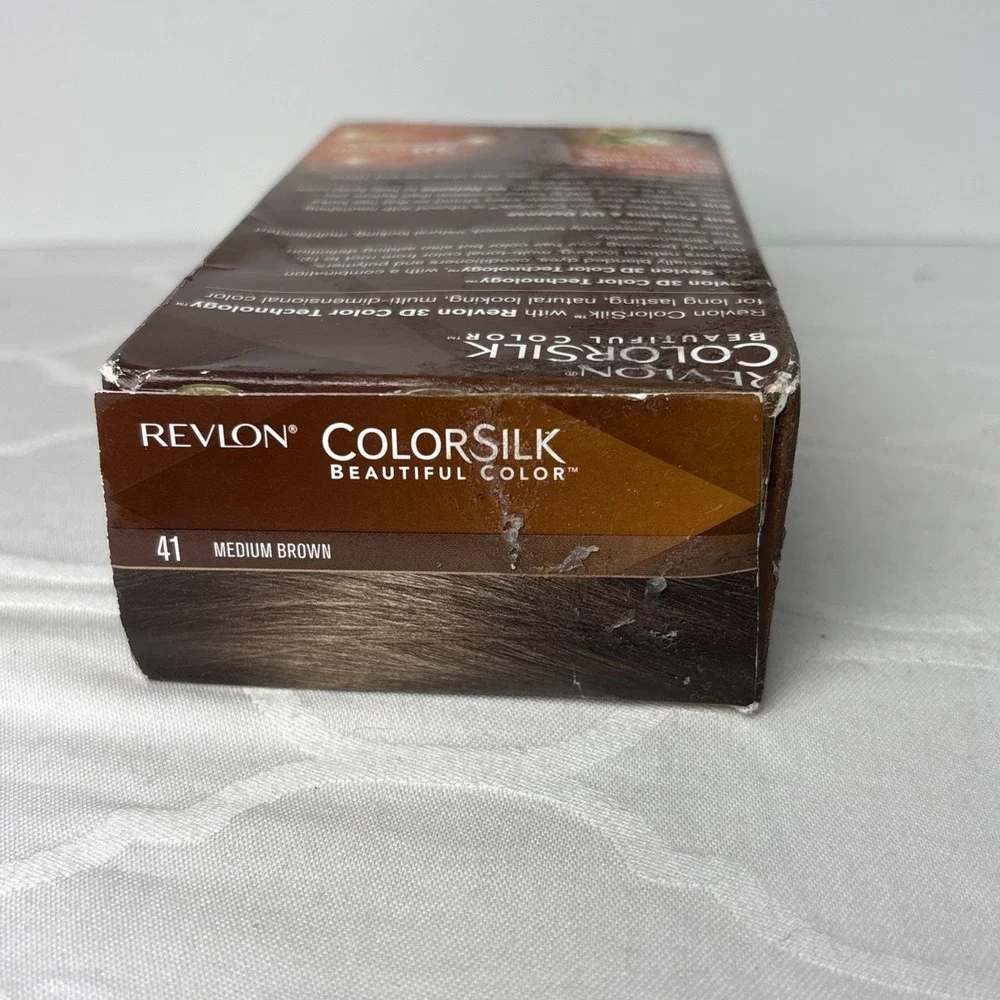 Revlon Colorsilk Hair Color 3D 41 Medium Brown New In Box